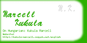 marcell kukula business card